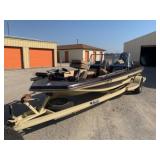 1983 Bass Cat Boat, Model 1800 Vee, 18ï¿½, Fiberglas