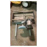 Tile Saw with Roller Table and stand