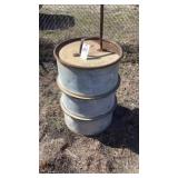 Barrel With ringlex Anheuser. bush Lid