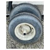 Two Kinze 3600 ground drive wheels.