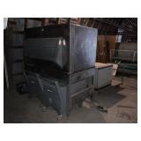 Commercial Ice Machine w/ Bin & (2) Bin Carts