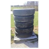 Tire and Wheel 10.00 R20