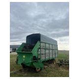 John Deere Silage Wagon on John Deere Gear,