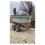 Grain Wagon With Rear Dump Pto Driven 7ï¿½ x 57