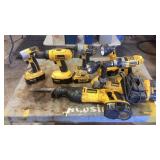 DeWalt drill, Impact driver, sawzall, Angle