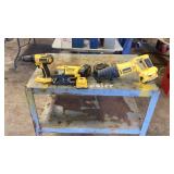 DeWalt Tools Sawzall, Jig Saw, Drill Battery