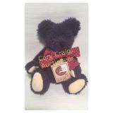 Hucklebeary B Bear - w/ red poka dot tie