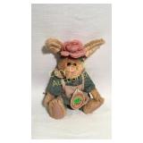 Emily Babbit - the rabbit w/stand rose on hat