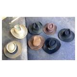 Hats sizes small to large X-Large