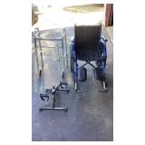 Wheelchair, Walker & pedal exerciser