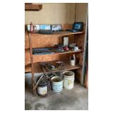 Contents of shelves & buckets