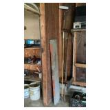 Extending paint roller, copper pipe, piece of