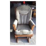 Glider w/ottoman
