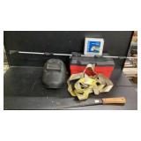 Welding Helmet, tool box, Strap, etc