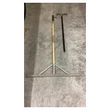 Rock Rake and Conduit Bender