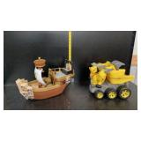 FGTEEV ship & Tonka dump truck