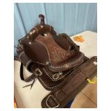 Horse Saddle w/ accessories