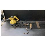 Splitting Wedge, Grease Gun, Hay Hook, Steamer