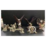 American Eagle, Wolf Statues