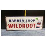 Barber Shop tin sign