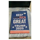 Trump tin sign