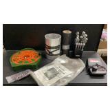 Knife Set, Screen Flashing, Hose, Golf Cart Wind