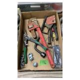 Pipe wrench & misc.