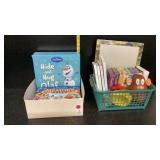 Disney Olaf w/book, Veggie tales VHS, kid DVDs,