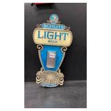 Schlitz Light Beer Sign Plastic