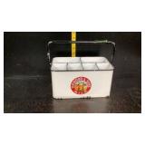 Metal milk crate