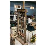 Shop press frame