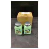Jade-ite Salt and Pepper Shakers