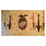 Early American wall ensemble