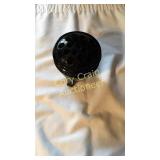 Black Flower Frog Vase