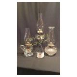 3 Oil Lamps