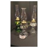 3 Oil Lamps