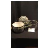 Granite Ware, 2 pots, 1 Lid, has chips