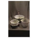 Granite Ware Gray 3 pcs, few Chips