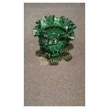 Fenton Green Vase