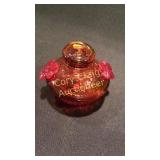 Humming Bird Feeder Red Glass