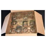 Assorted clear glasses