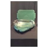 2 ea Anchor Hocking Clear glass baking dishes