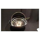 6 pc. Set of Stainless Steel Mixing Bowls