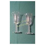 Set of 8, 7 1/2" Candlewick Stemware