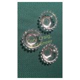 8 Candlewick Butter Dishes