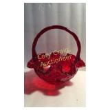 Fenton Red Basket
