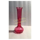 Fenton Red Bud Vase