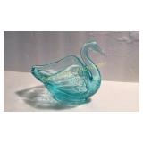 Blue Fenton Swan