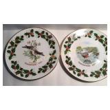 2 Royal Grafton Christmas Plates
