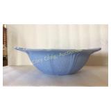 Light Blue Depression Bowl W/ Handles